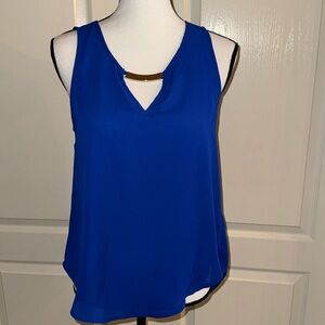 Blue Work Blouse - Size Medium